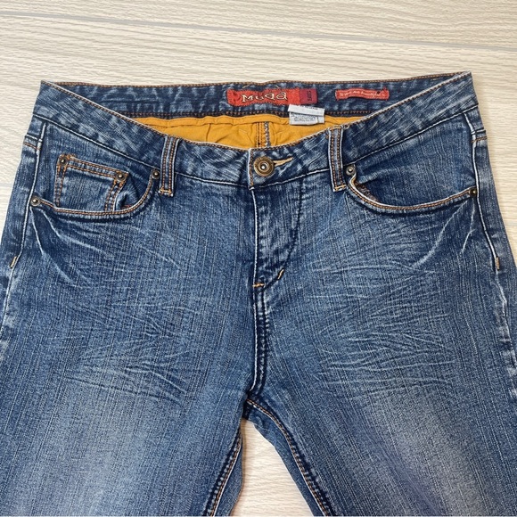 Mudd Jeans Vintage Y2K 2000’s Low Rise Bootcut Blue Denim Jeans Size Junior’s 13 - Picture 4 of 13